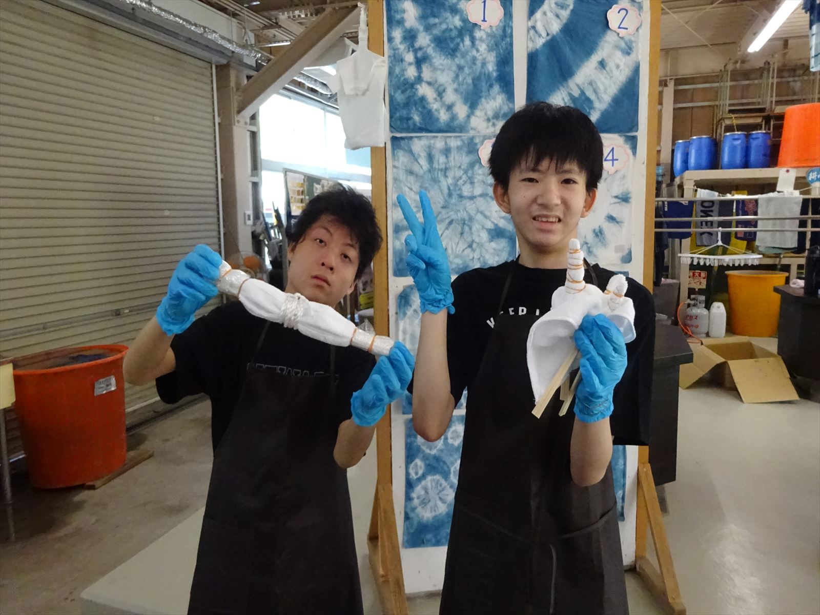 模様づくり完成