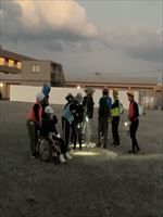 全員の安全を確認しているところ